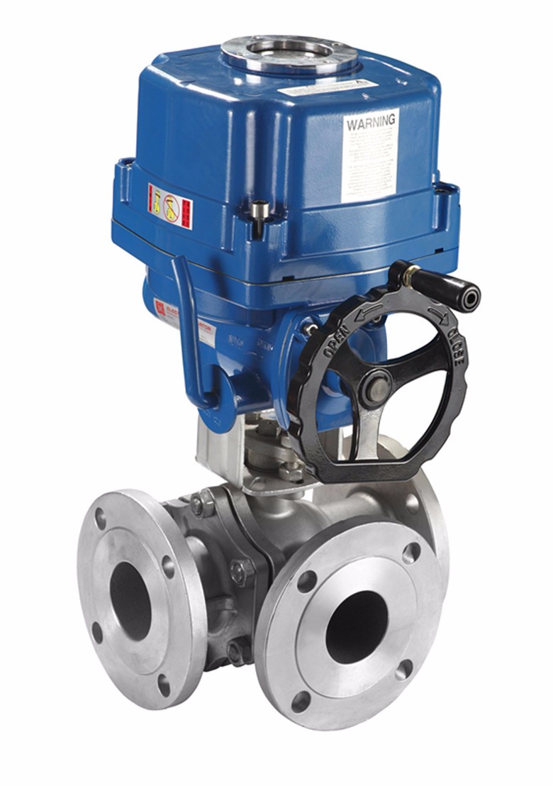 防爆電動三通球閥