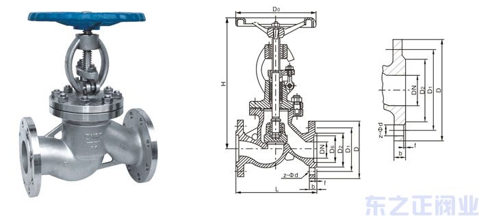 化工部截止閥結構圖 化工部截止閥結構圖