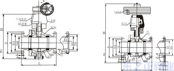 氧氣球閥結構圖 氧氣球閥結構圖
