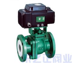 電動(dòng)襯氟球閥 電動(dòng)襯氟球閥