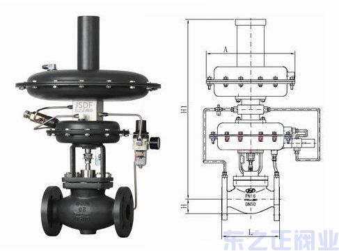 自力式氮封閥結構圖 自力式氮封閥結構圖
