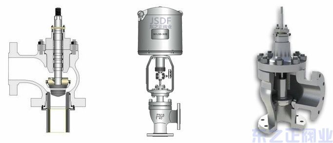 電動角式調節閥結構圖 電動角式調節閥結構圖