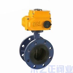 電動法蘭襯膠蝶閥 電動法蘭襯膠蝶閥