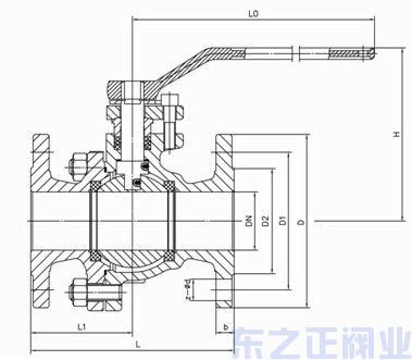 化工部球閥結(jié)構(gòu)圖 化工部球閥結(jié)構(gòu)圖