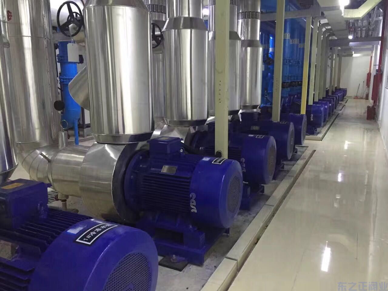 渦輪蝶閥使用現場